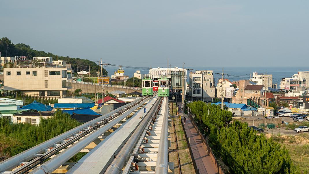 Final stretch of the route