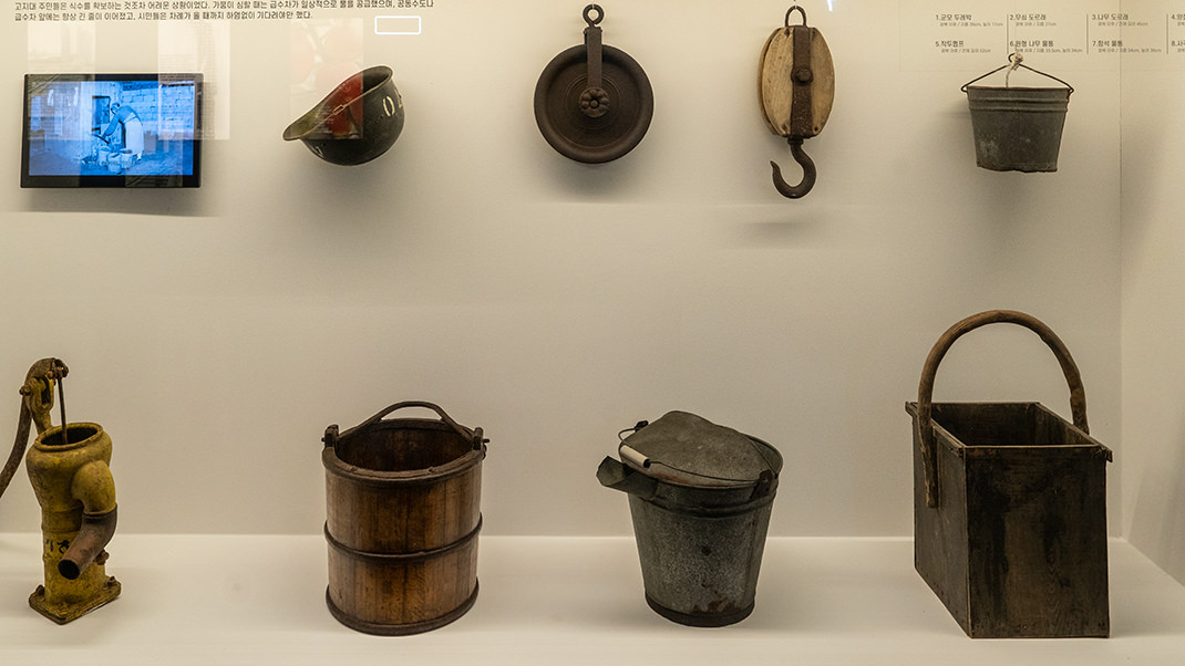 Всё здесь посвящено истории работы водопровода