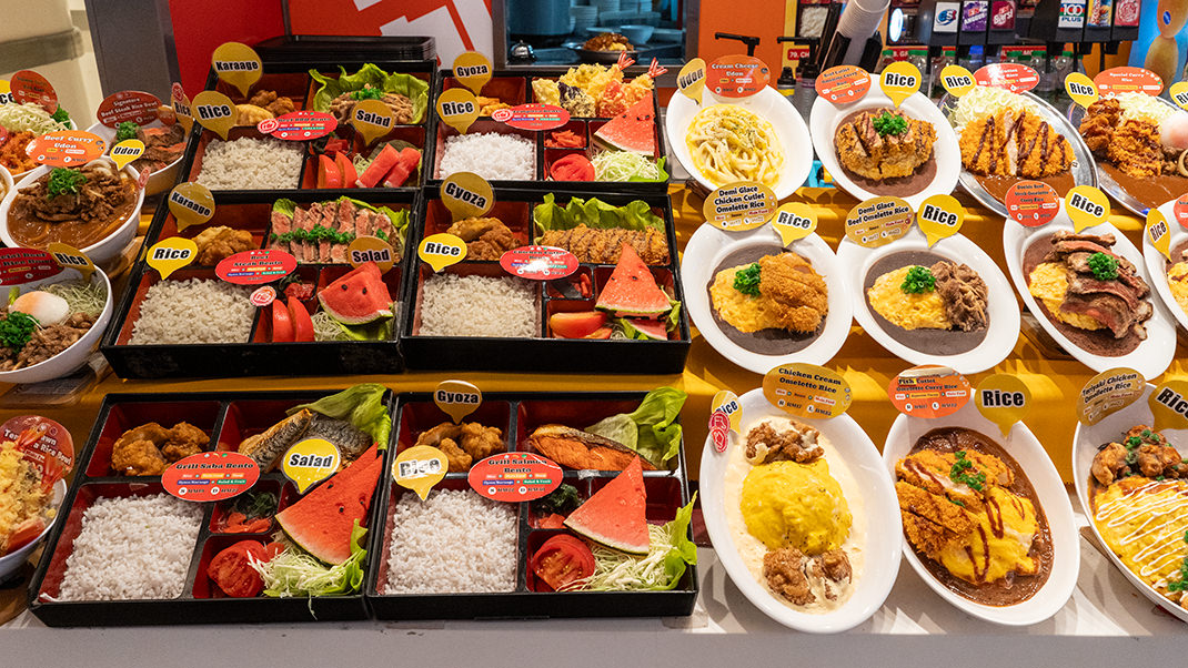 Many dishes include rice