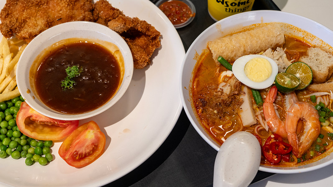 Chicken and soup
