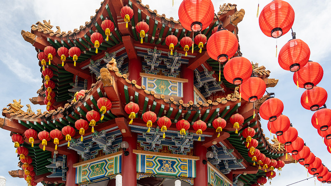 Next to the shrine, there are several towers you can climb