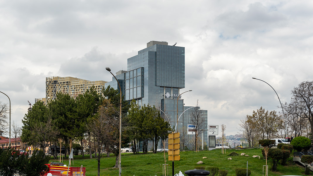 Modern buildings