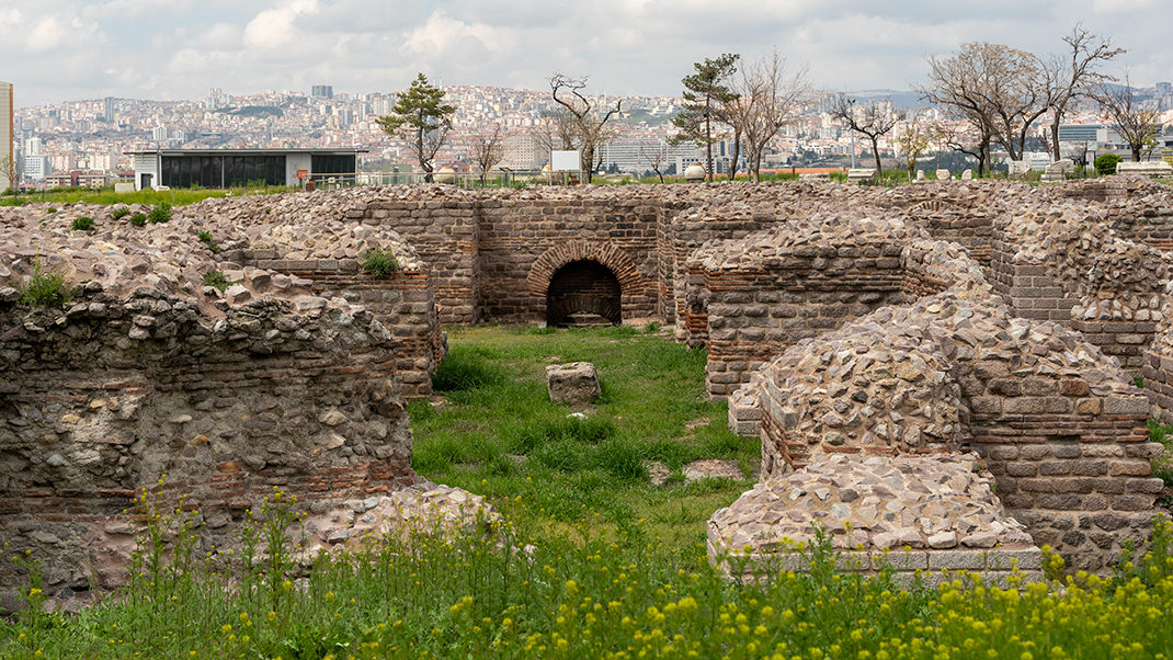 Ruins of the Roman Baths of Ankara