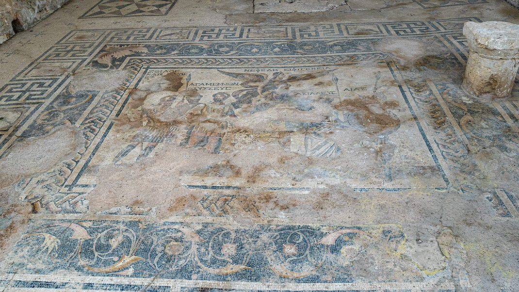 Mosaic floor