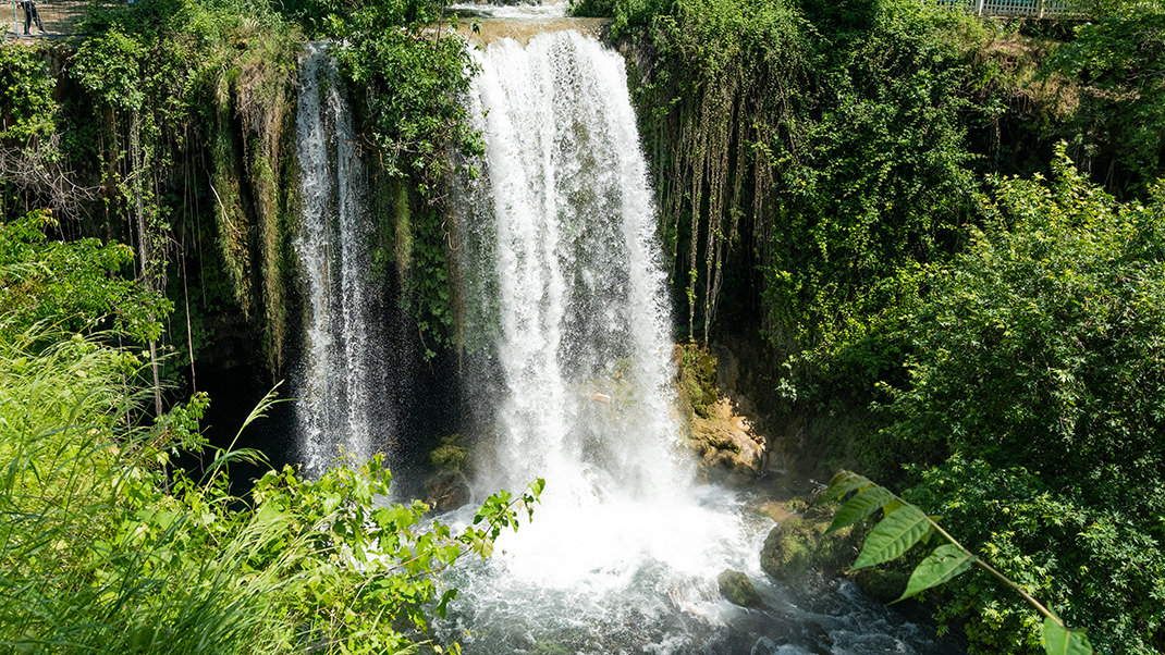 View of the waterfall