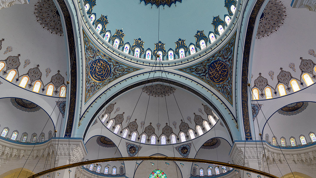 The construction of the Camlica Mosque began in 2013