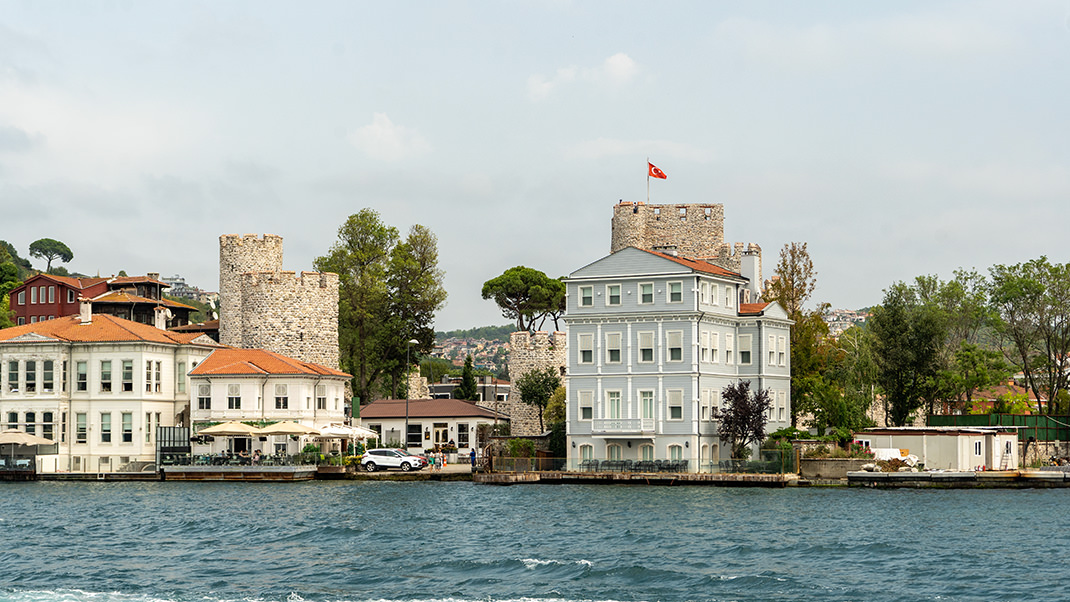View of the fortress from the Bosphorus