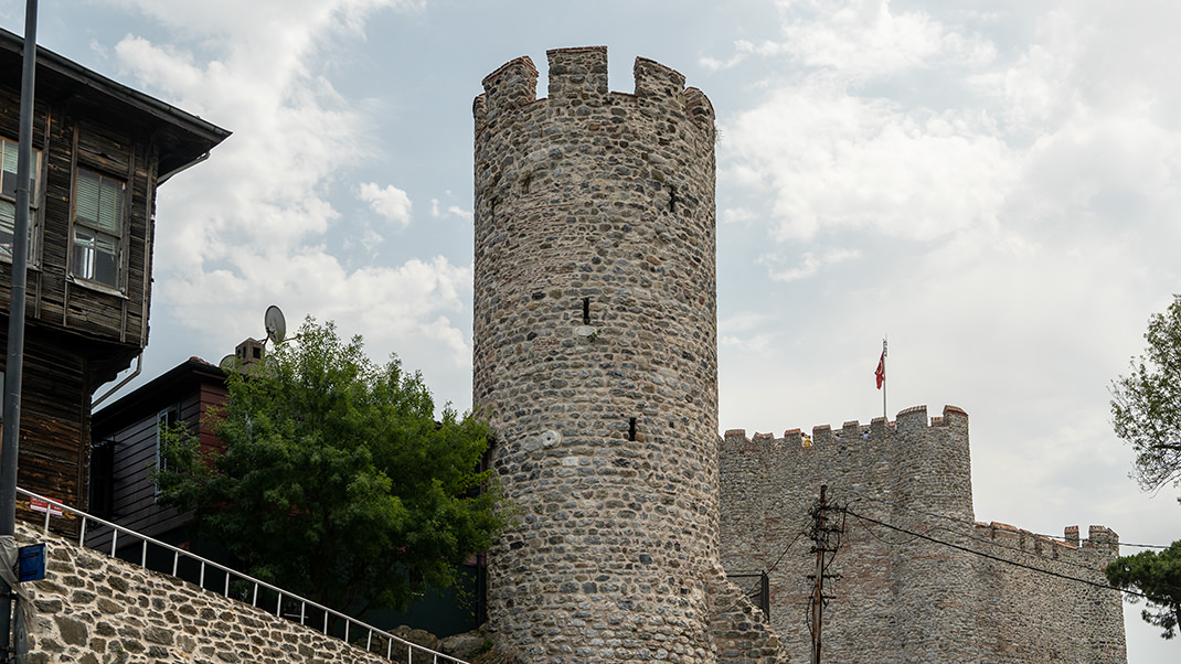One of the fortress towers