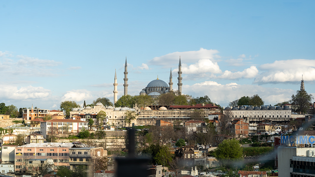 Вид на Стамбул со смотровой площадки
