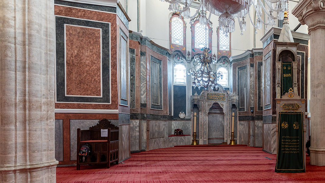 The main hall of the mosque