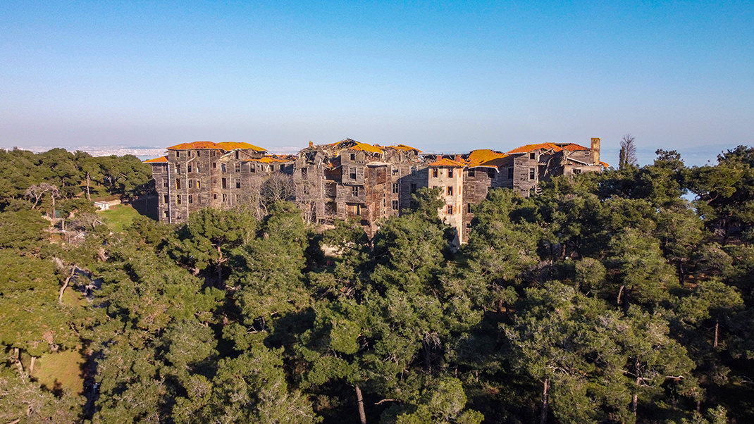 Prinkipo Greek Orphanage: the largest wooden building in Europe