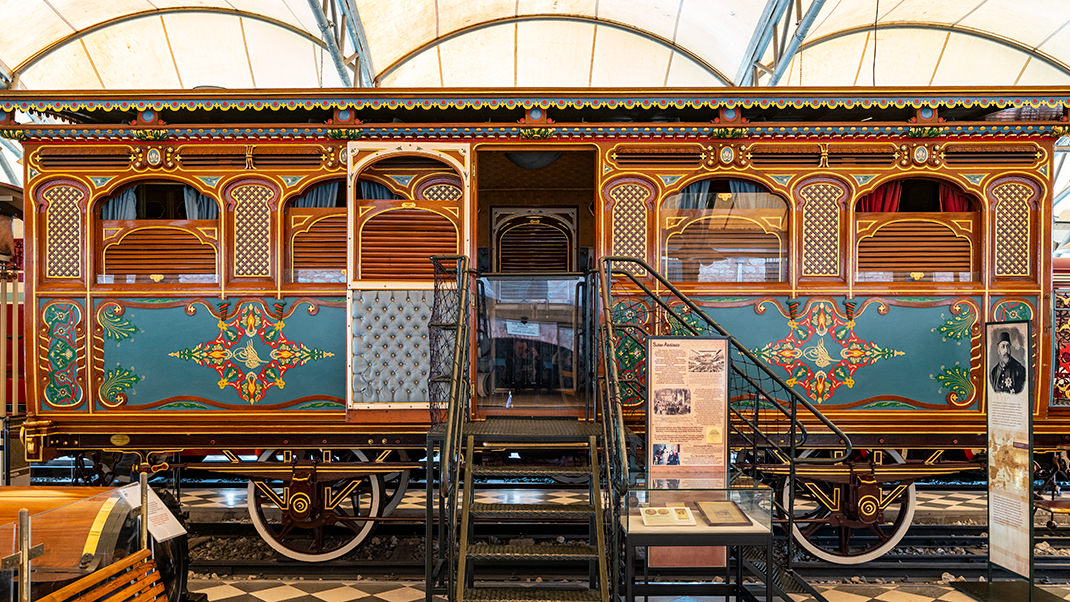 Pavilion of railway transport