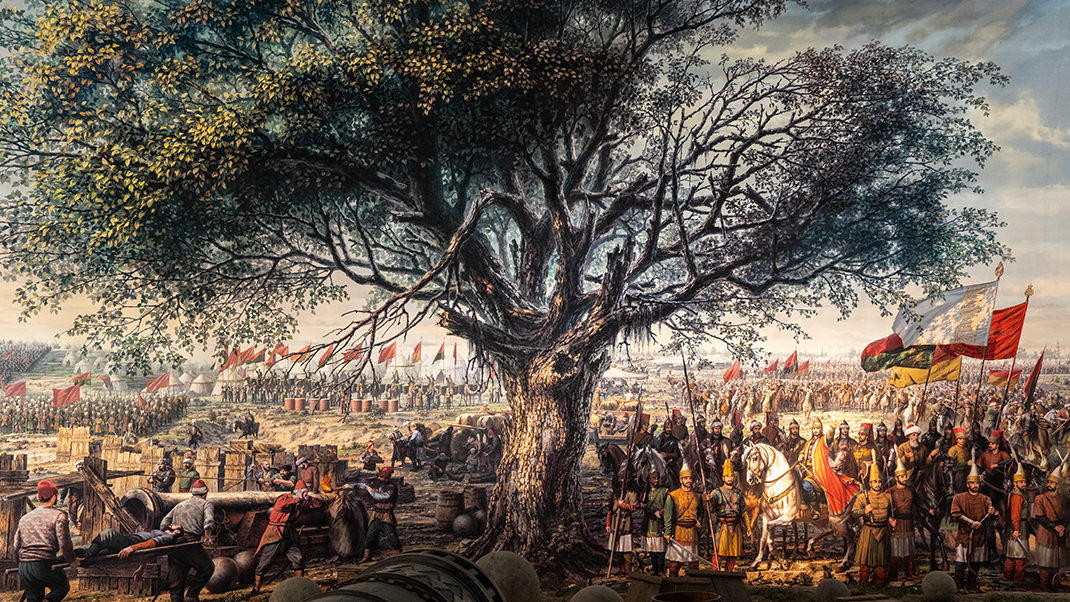 The museum recreates the history of the conquest of Constantinople by the Turkish Sultan Mehmed II the Conqueror