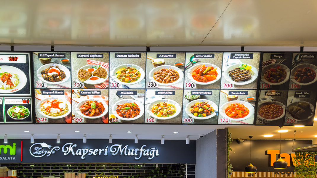 Цены на еду в одном из ТЦ