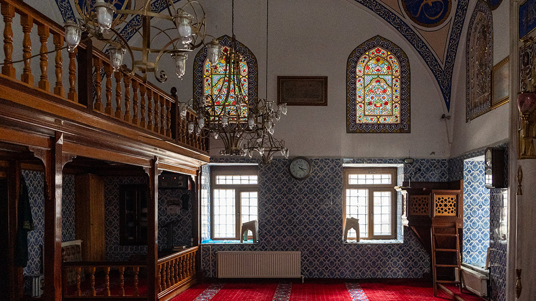 The mosque is quite small