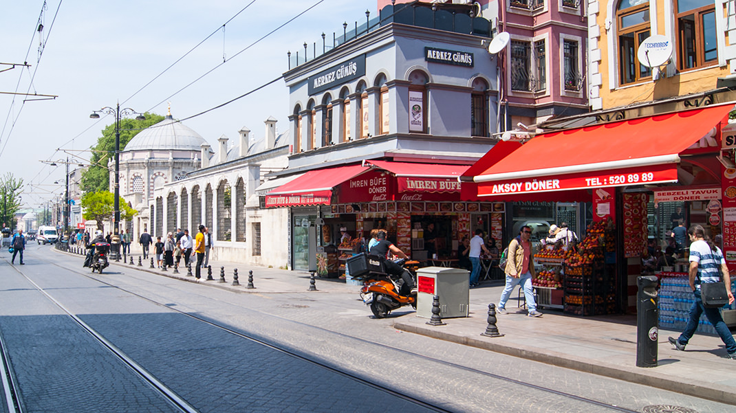 Уличные кафе Стамбула