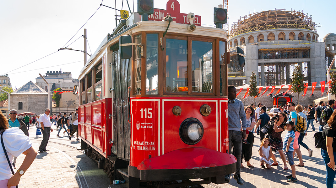 The historic tram