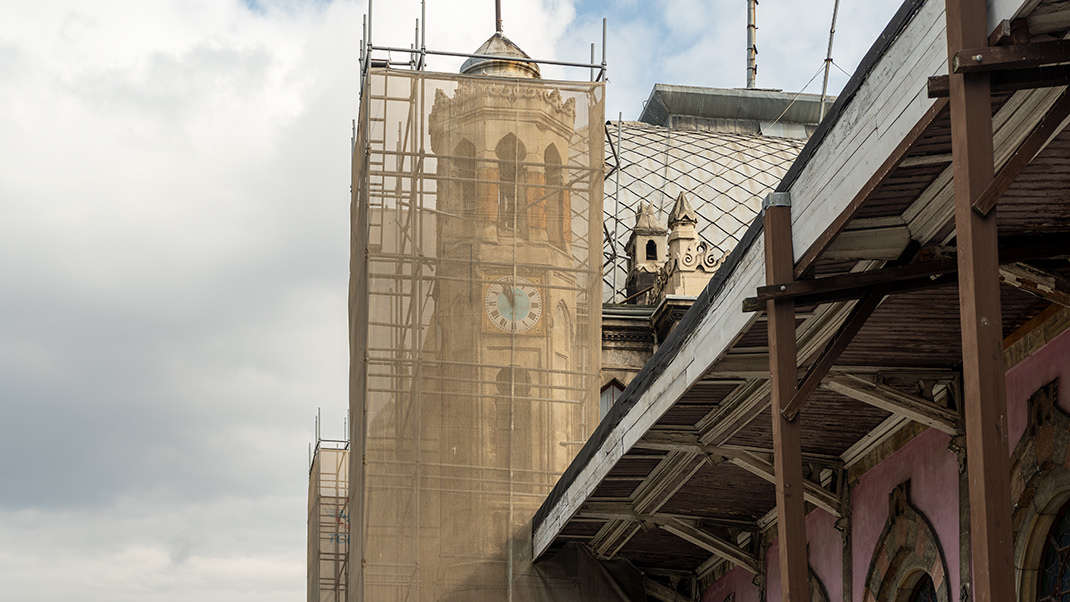 Tower with clock