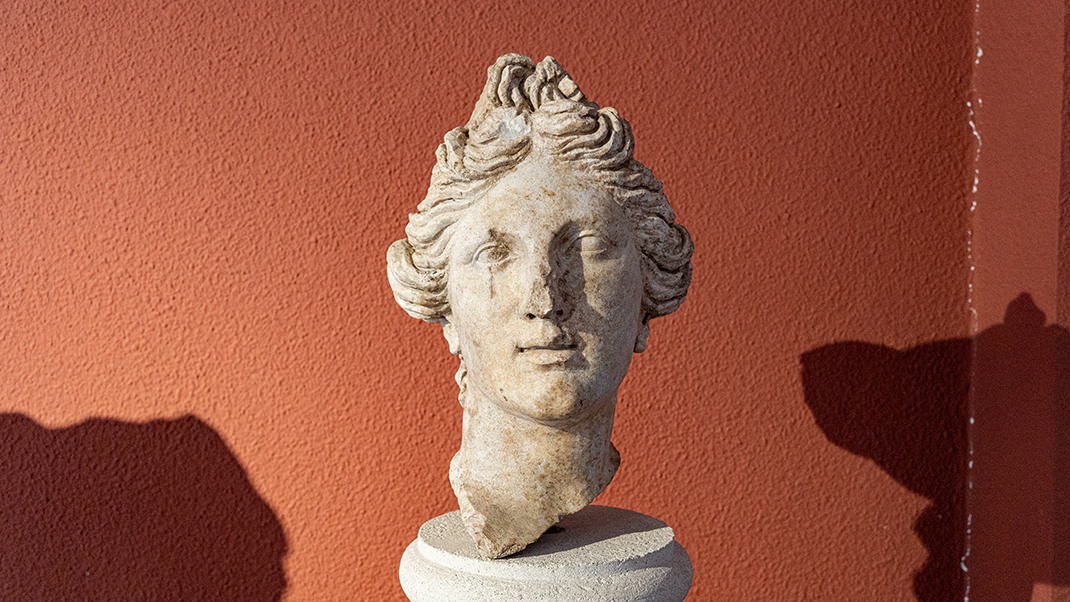 Part of the sculpture from the excavations of Smyrna