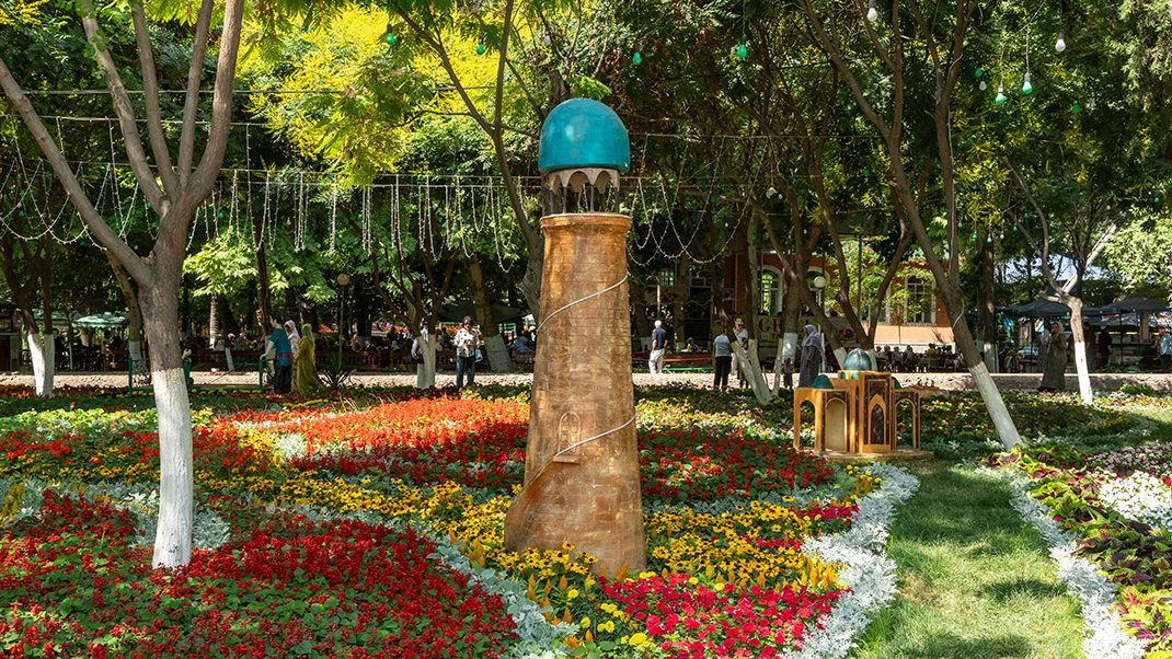 Парк имени Бабура — главная локация цветочного фестиваля
