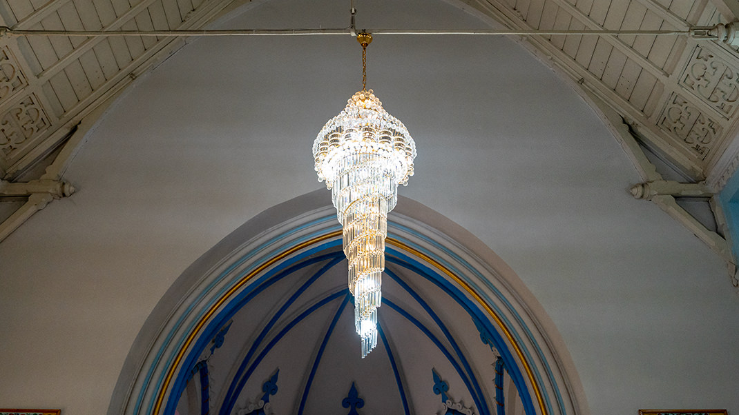 Unusual chandelier