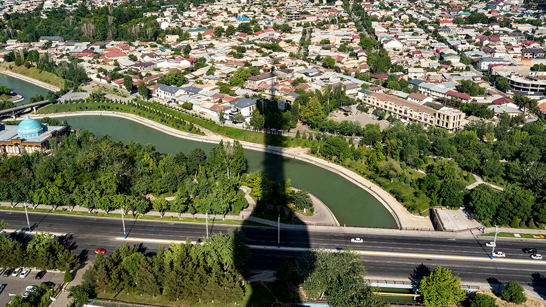 The shadow of the tower is visible in the photo