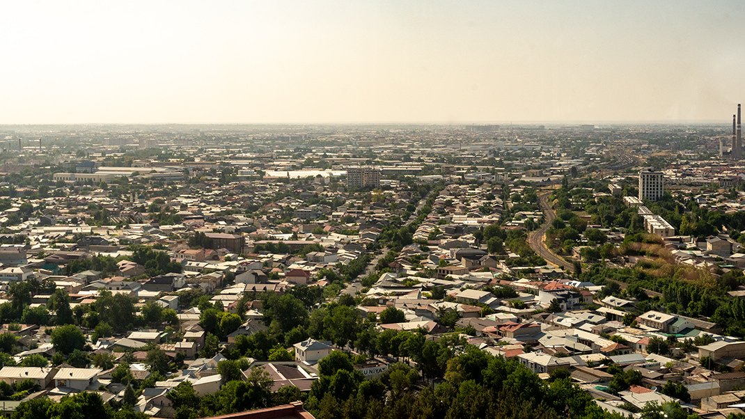 The western part of the city