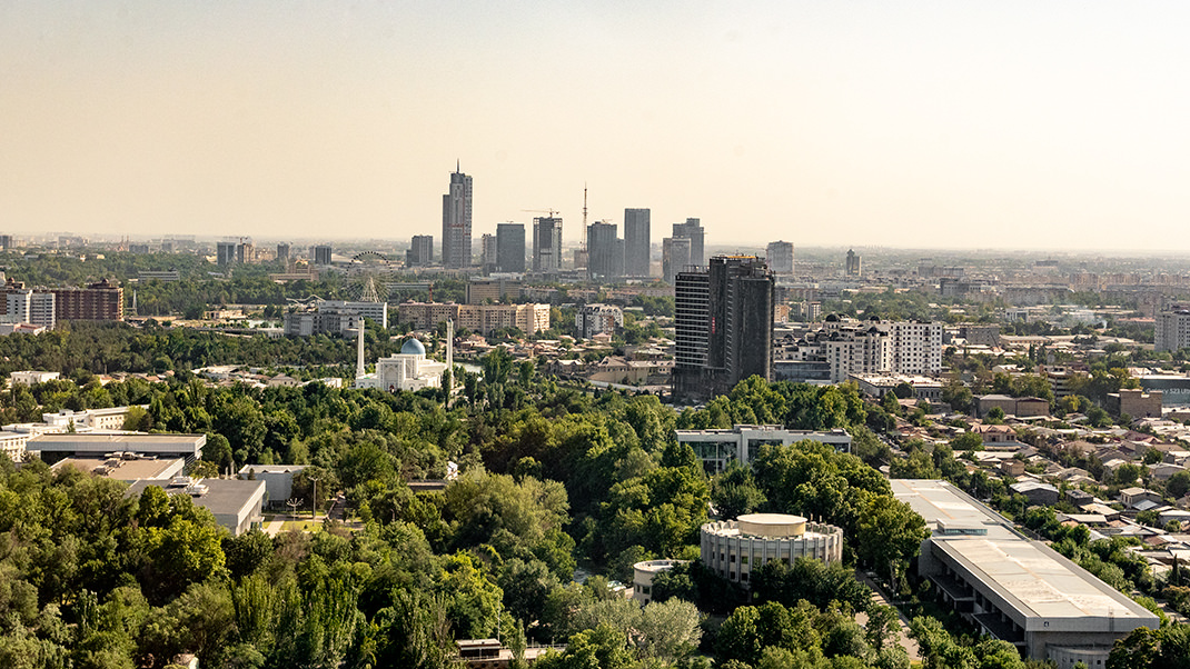 New constructions in the center of Tashkent