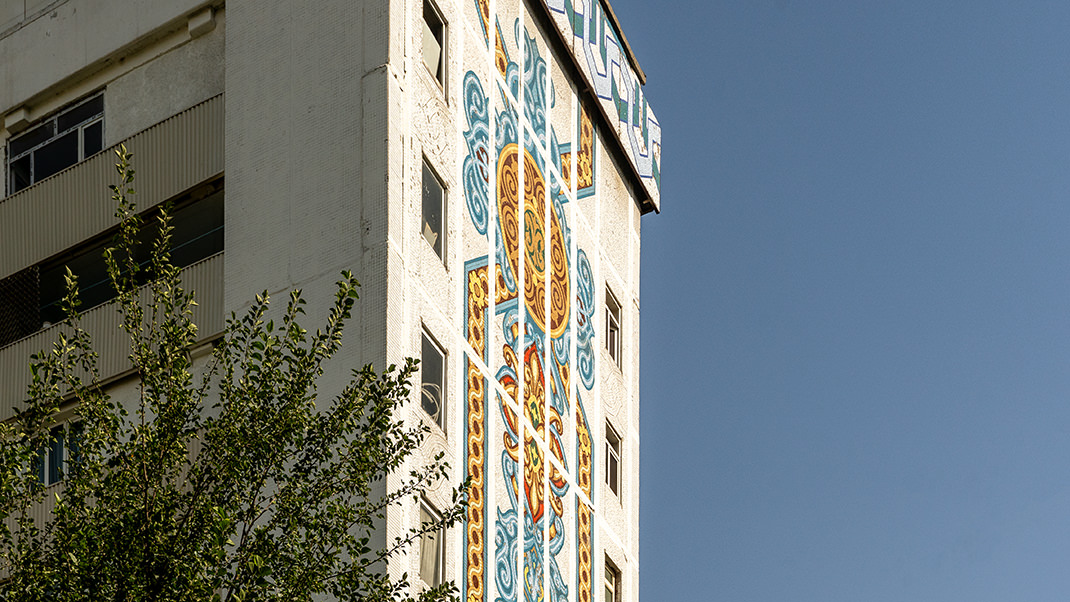 Мозаика на торце